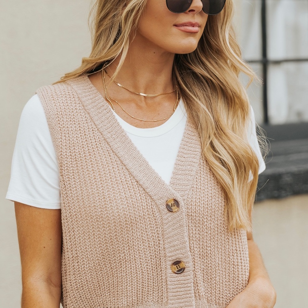 100% Merino Wool Vest RACHEL ZOE
